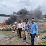 गोदावरी नदीपात्रात अवैध रेती उपशावर धडक कारवाई; 25.25 लाखांचा मुद्देमाल जप्त