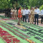 ऑपरेशन क्रॅक डाऊन अंतर्गत नांदेड ग्रामीण पोलिसांची मोठी कारवाई अवैध हत्यार साठ्यावर छापा; 43 लाख 48 हजारांचा मुद्देमाल जप्त